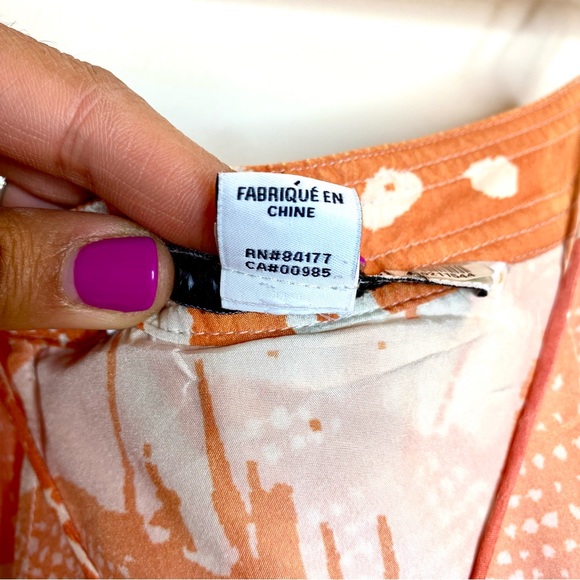 Diane Von Furstenberg “Gilmore Oasis” silk dress 🧡 - Picture 4 of 16